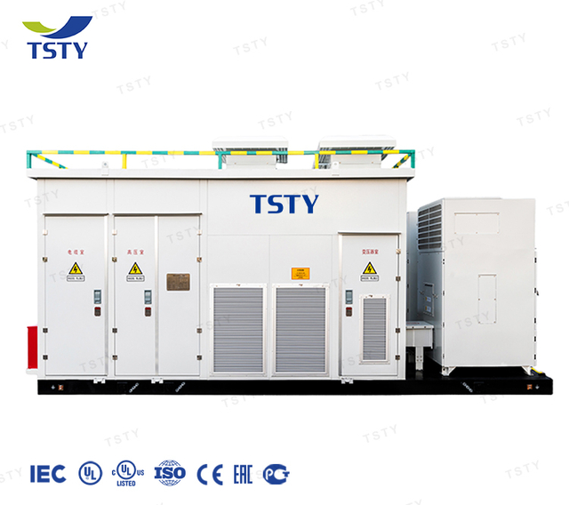 Conversor centralizado de armazenamento de energia TSTY e sistema intensificador para BESS em grande escala